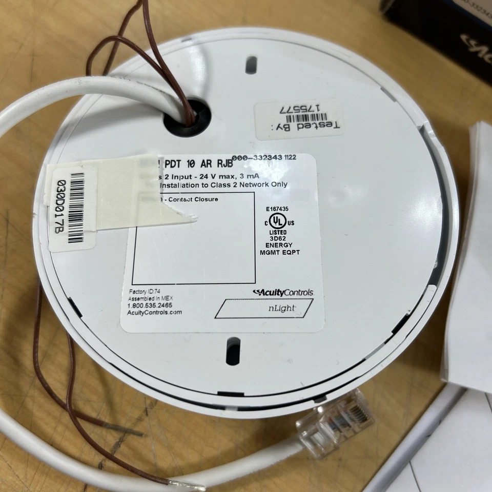 Acuity Controls Extended Range Sensor Switch NCM PDT 10 AR RJB Low Voltage (6340 - Image 4 of 4