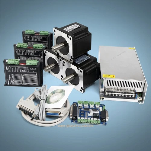 DIY 3 Axis Controller Kit Nema34 4.5N.m Stepper Motor & Digital Stepper Driver