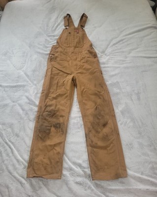 Dickies Youth Size Large Bib Overalls Cargo Workwear Farm Utility Farmcore 