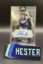 CADE MARLOWE - 2024 Topps Chrome Black Auto RC -SEATTLE MARINERS