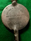 Wagner MFG Co  SIDNEY O WAFER IRON PAT-D Feb 22 1910  With Wood Stove Stand 5lbs