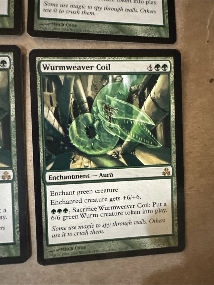 Wurmweaver Coil X4 Guildpact LP/Ex Condition See Front/back Pics - Image 3 of 4