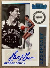 George Gervin 2019-20 Panini Contenders Legendary Contenders 1/1 Autograph Auto