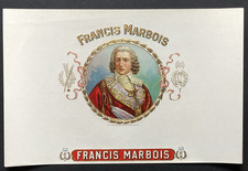 Francis Marbois Cigars Spector Bros Chicago Cigar Box Label Set of 4