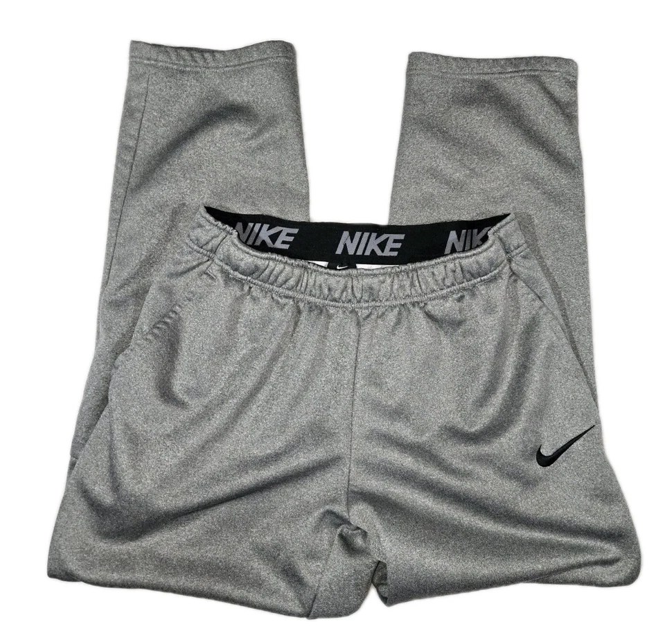 Pantalones de entrenamiento Nike Therma DriFit grises para hombre grandes 31x29,5 sin cordón Foto 4 de 4
