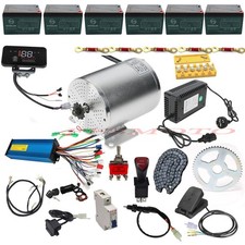 72V 3000W Brushless Electric Motor for E-Bike...