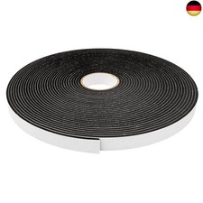 Ideen mit Herz 3-D Schaumklebeband | Doppelseitig klebend in Schwarz | 12 mm