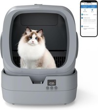 Automatic Cat Litter Box Self Cleaning APP Control Weight Monitoring Ultra-Quiet