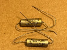 2 NOS Vintage .047 uf 100v Cornell-Dubilier Vitamin Q Guitar Tone Capacitors Qt