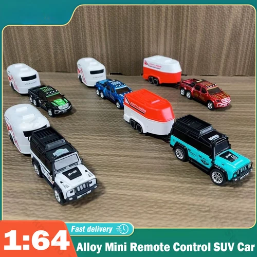 1/64 Mini RC Car 2.4G Remote Control Cars Drifting Alloy Truck Off-Road Vehicle