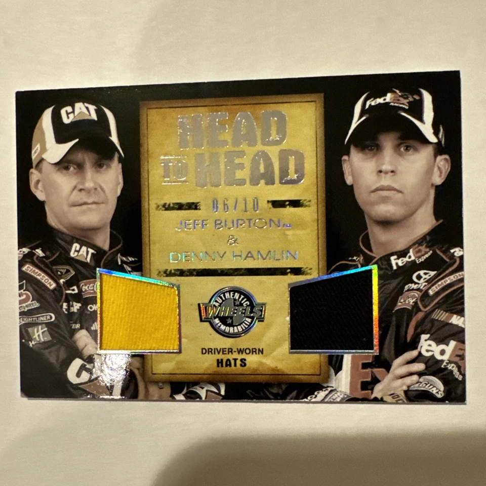 Jeff Burton and Denny Hamlin 2010 06/10 Head to Head - Image 2 of 4