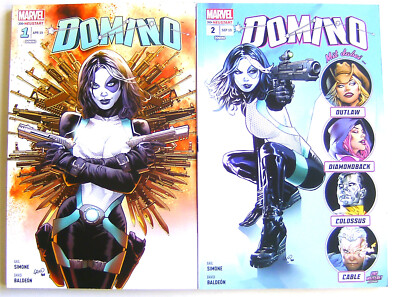 DOMINO - Paperback 1 +2 komplett - Panini 2019 - Glückstreffer...Vampirkiller