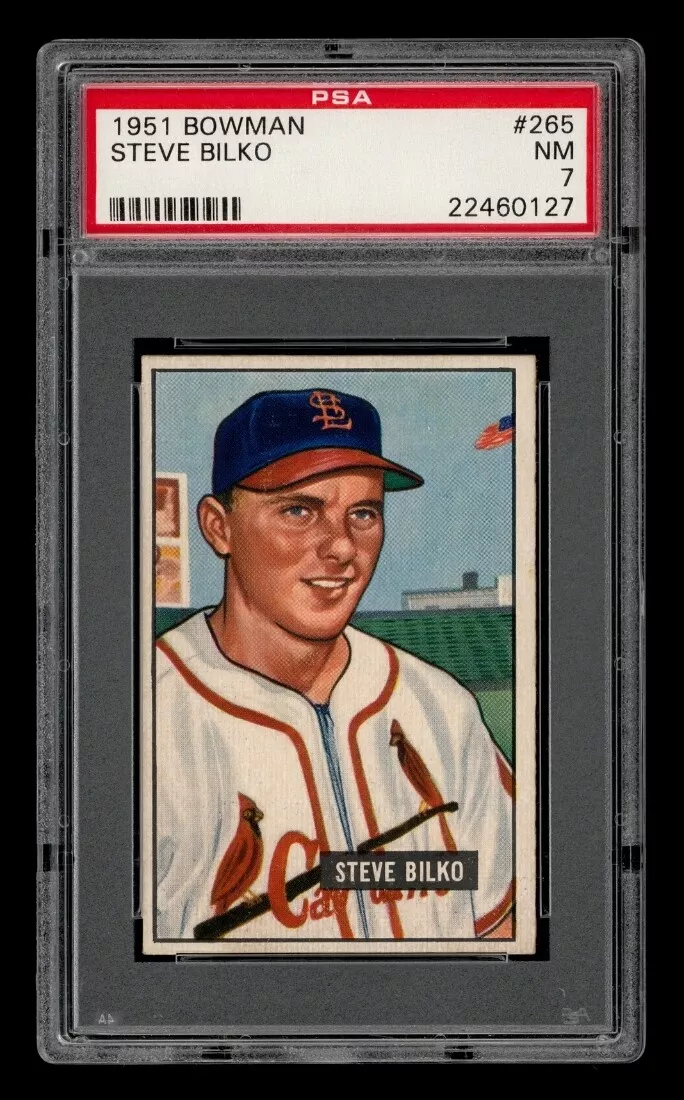 Steve Bilko trading card