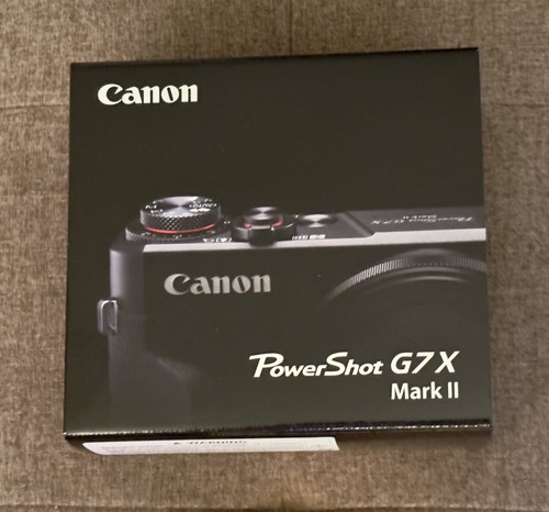 Neu Canon PowerShot G7 X Mark II 20.1MP Digitalkamera schwarz SCHNELLER VERSAND