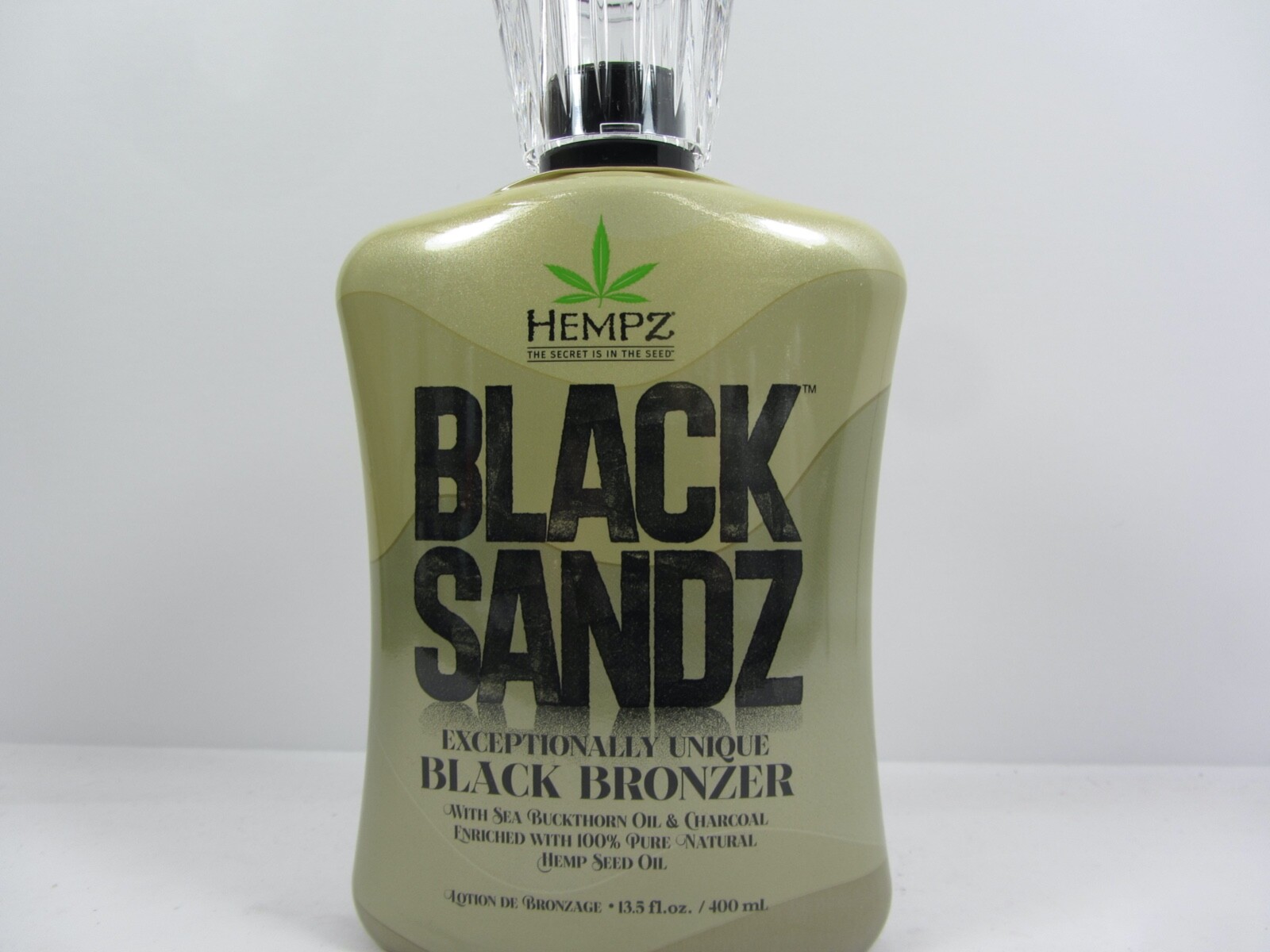 HEMPZ BLACK SANDZ EXCEPTIONALLY UNIQUE BLACK BRONZER TANNING LOTION