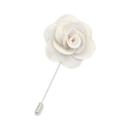 Mens Rose Brooch Flower Brooch Boutonniere Suit Lapel Wedding Pin Tassel Chain - Picture 62 of 95