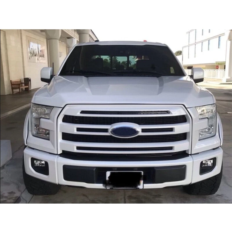 For 2015 2016 2017 Ford F-150 F150 Oxford White Front Grille W/O Camera Hole New - Image 2 of 4