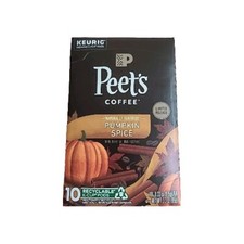 100 Pods Peet's Pumpkin Spice Keurig K-Cups Coffee Limited Release Espresso Lot