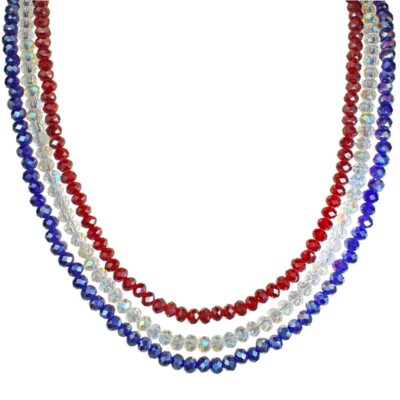Collana Maria Cristina Sterling a tre fili in argento 925