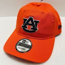 New Era Auburn Tigers 9TWENTY Hat Cap Adjustable Strapback Orange NCAA College