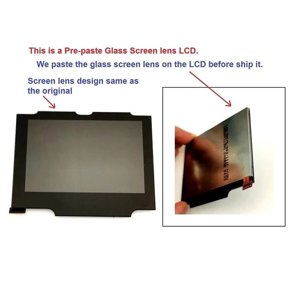 V2 IPS Screen LCD Kits Backlight LCD Screen 5 Levels For Gameboy Advance SP GBA - Image 2 of 4