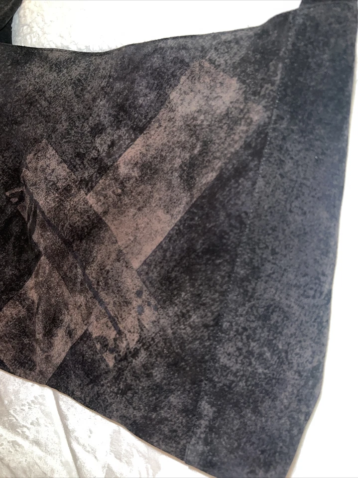 Винтажная замшевая сумка через плечо De Vecchi от Hamilton Hodge Италия - Изображение 2 из 4