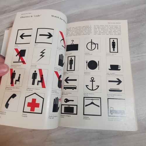 Worlds Fair Vintage 1967 Expo67 Montreal Official Guide Book French English - Picture 20 of 24
