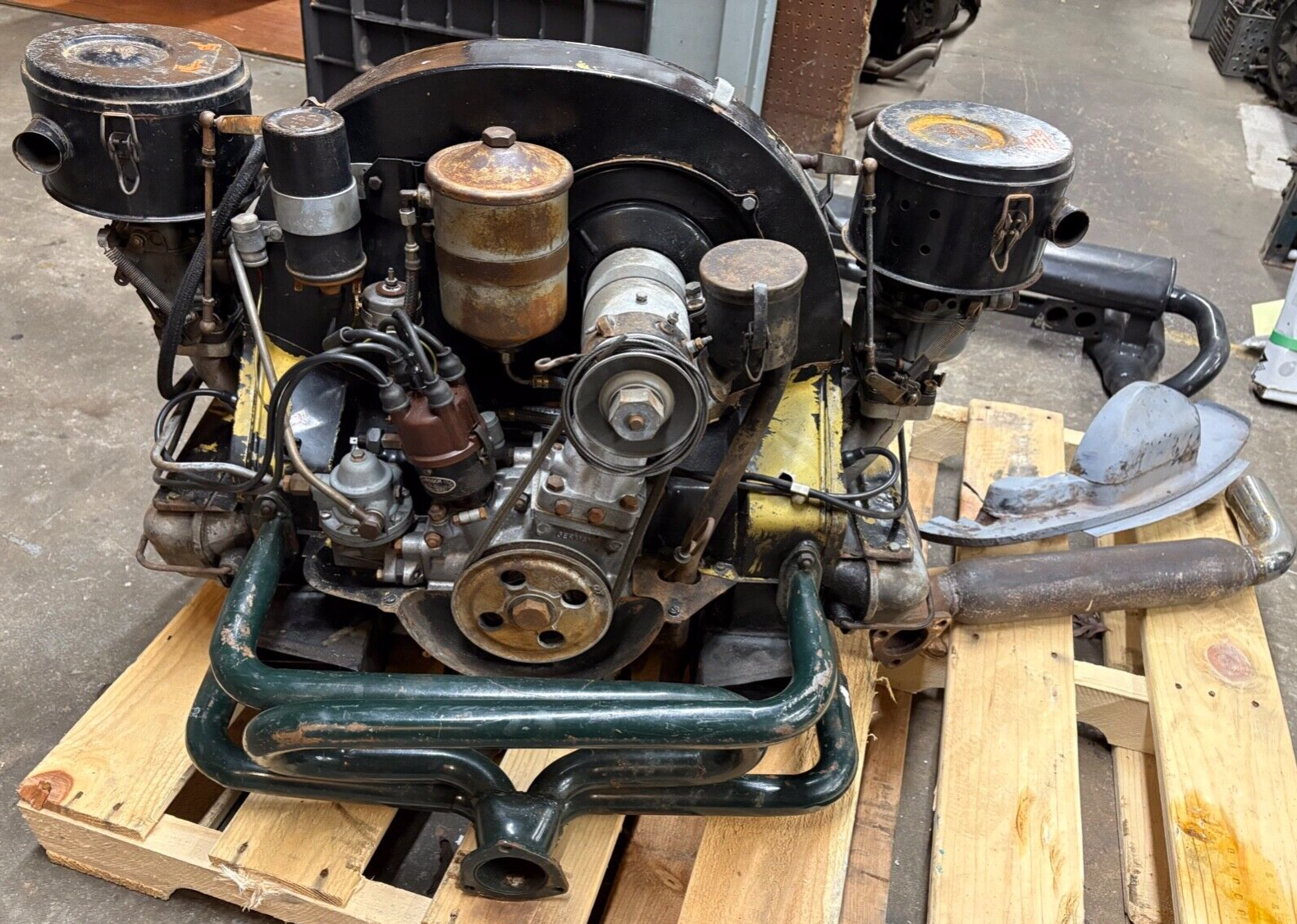 Porsche 356 B used engine good running and compete | eBay