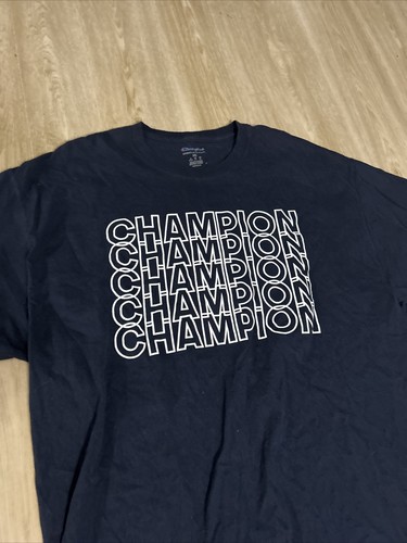Champion dunkelblaues T-Shirt Herren Gr. 2XL - Bild 2 von 4