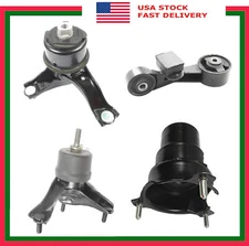 4PCS Non Hybrid Hydraulic Engine Motor & Trans Mount For Toyota Camry 2.5L 12-17
