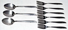 Acsons Japan ACF2 Stainless Steel Flatware 6 Salad Forks 3 Soup Spoons