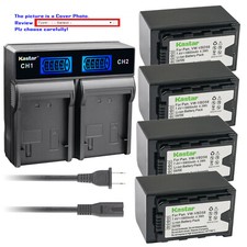 Kastar Battery LCD Rapid Charger for Panasonic VW-VBD29 VW-VBD58 VW-VBD58E-K