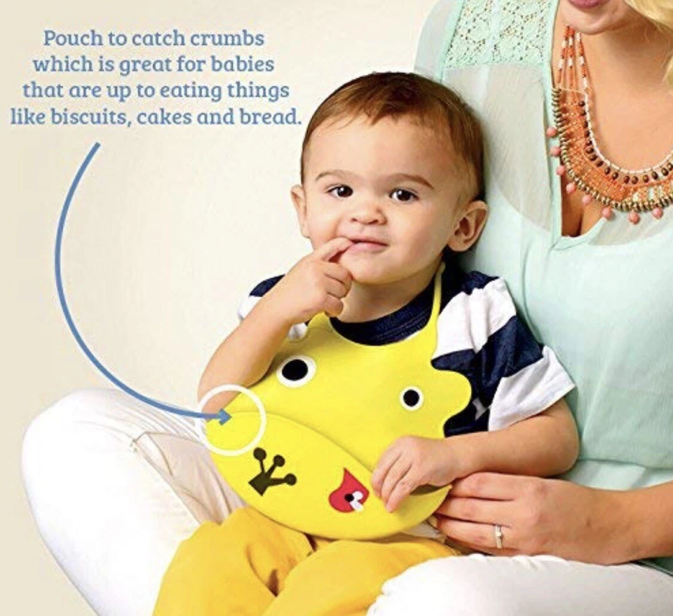 Ulubulu Silicone Bib, Ted Bear - Image 2 of 4