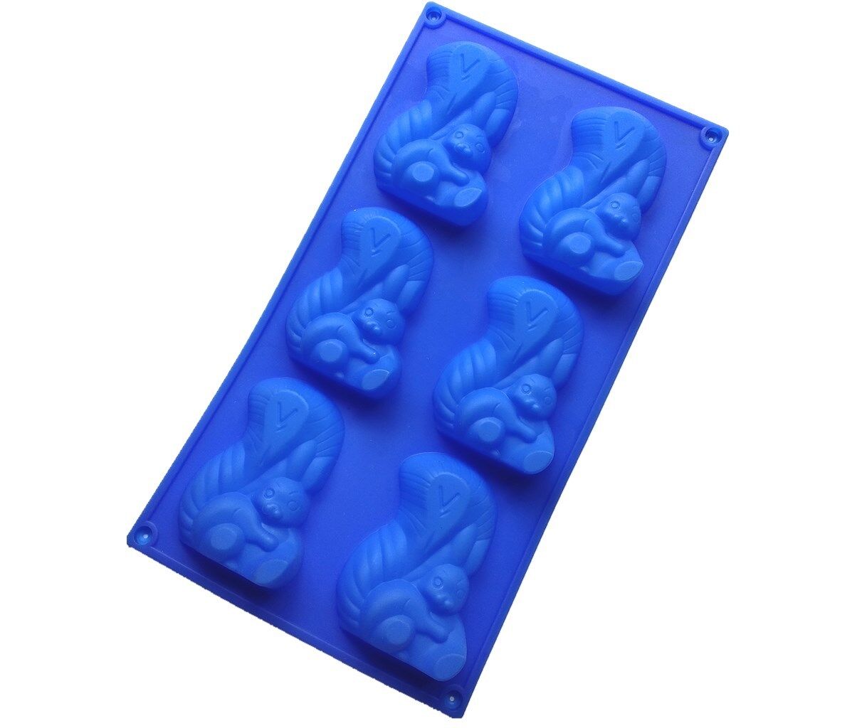 6 Louisville-Jefferson County Mall Holes Squirrel Silicone Soap Molds Clay Resin Special sale item Dessert Craft Ar
