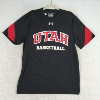 Under Armour Men's Utah Basketball Athletic Tee Shirt Size M