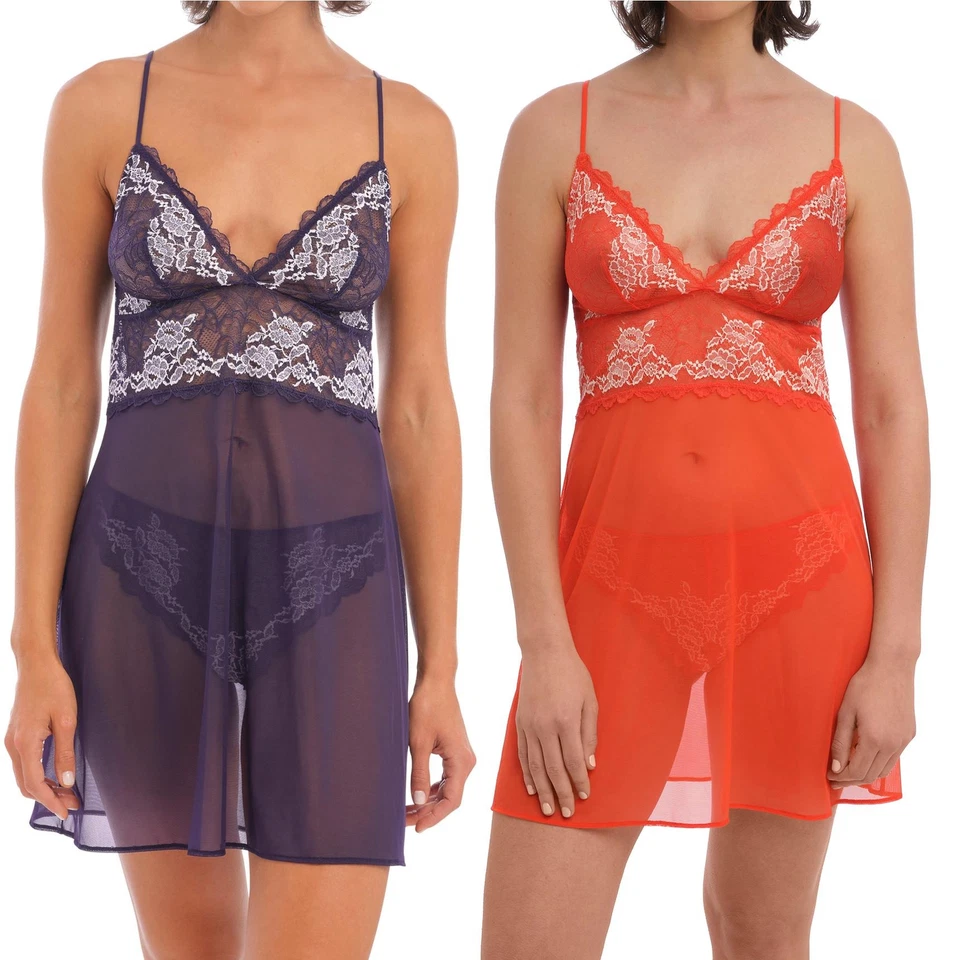 Wacoal Lingerie Lace Perfection Chemise Nightdress Nightie 135009 - Image 2 of 4