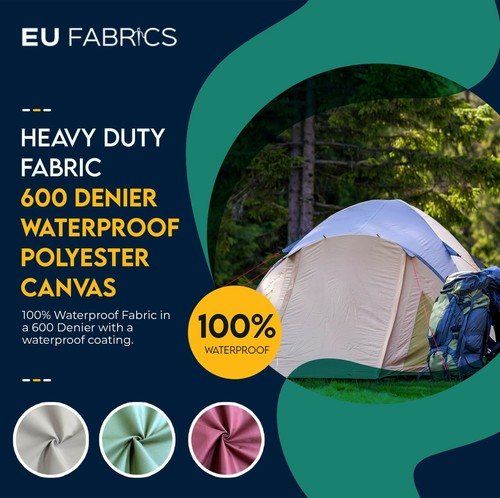 TELA CORDURA 600 DENIER PESADAS bolsas impermeables pesca al aire libre lonas 20 oz - Imagen 58 de 128
