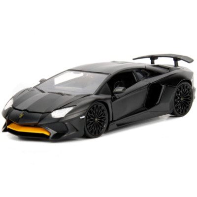 2017 Lamborghini Aventador SV 1:24 Black by Jada (No Window Box)