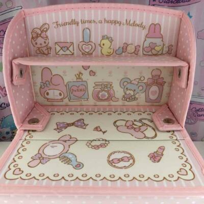 My melody Display Shelf Storage Box Cute Case Assembled Sanrio