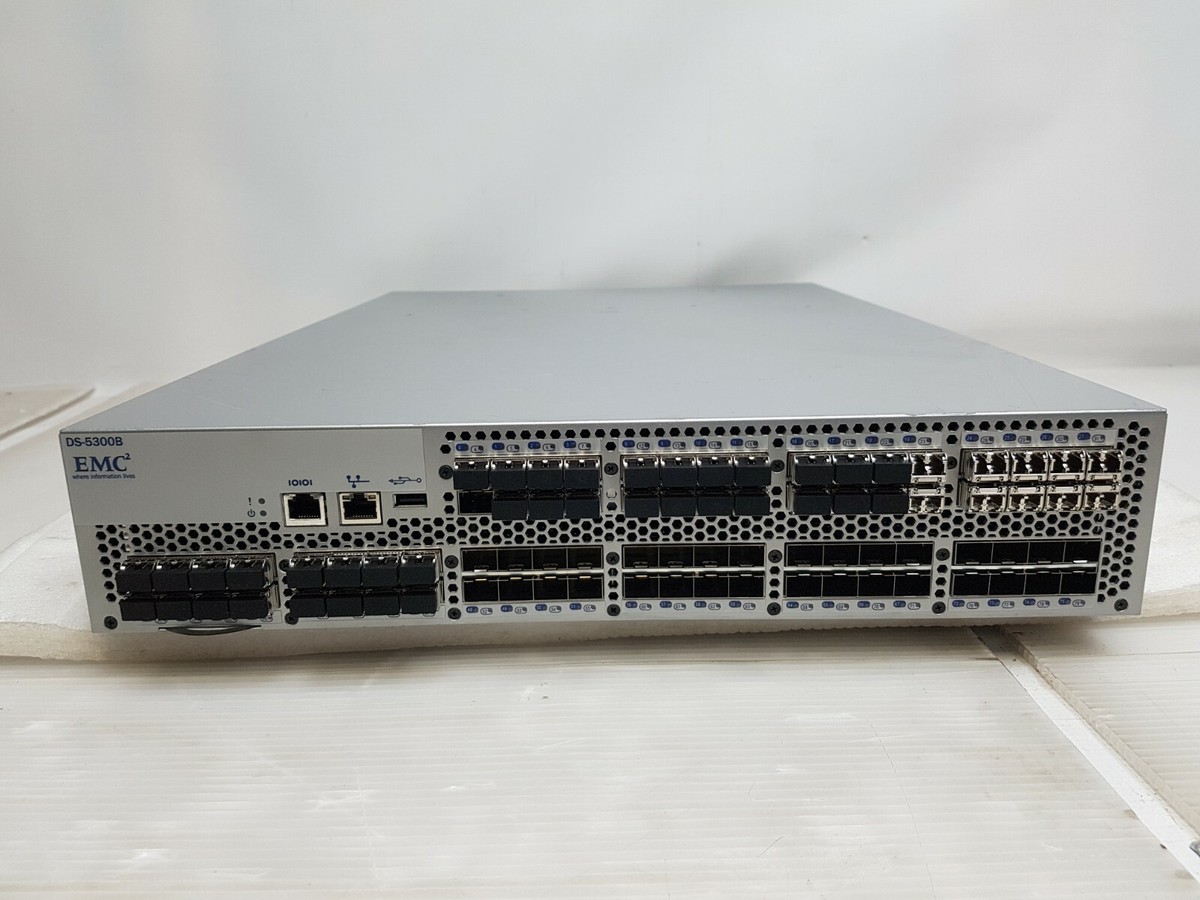Brocade EMC DS-5300B 5300 48 Port Active 8Gb FC Switch EM
