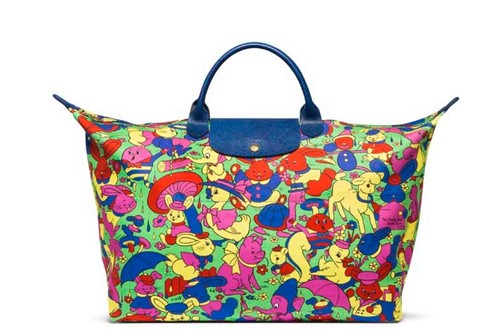 longchamp jeremy scott travel bag