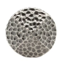 Hammered 4 Point Concho Antique Nickel Pewter 1.25" 7432-21 Made in USA