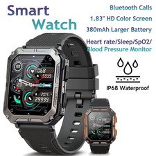 Smart Watch Military Tactical Men Sport Heart Rate Fitness Tracker Wristwatch US