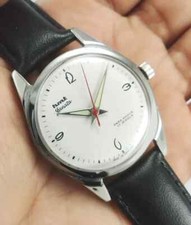 HMT Janata White Dial 17 Jewels Mechanical Hand winding For Men's Wrist Watch