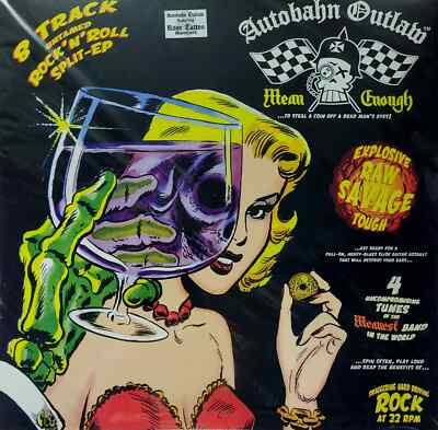 AUTOBAHN OUTLAW - MEAN ENOUGH / TRAILER TRASH DREAMS LP Rose Tattoo V8 Wankers
