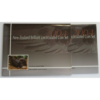 New Zealand - 2004 - Brilliant Uncirculated Coin Set- Chatham