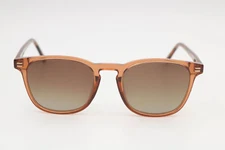 Wmp Nick Crystal Brown/Brown Browline Polarized Sunglasses 52-20-148