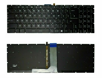New MSI GS60 2QE GE62 GF72 GV72 GX62 PE62 PL72 GX62 6QD 0NYMV2 Backlit  Keyboard UK
