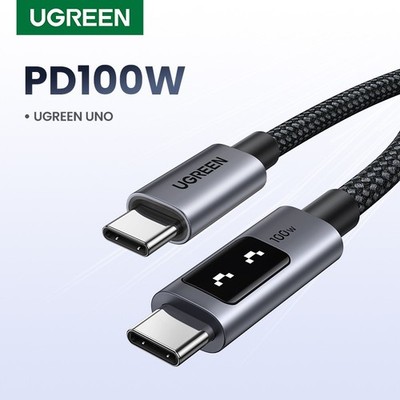 UGREEN UNO 100W USB C Cable PD Fast Charge iPhone 17 16 15 Samsung Mac