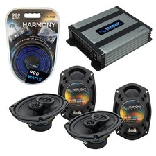 Dodge Charger 2005-2010 Factory Speaker Upgrade Harmony 2 R69 Ha-a400.4 Amp